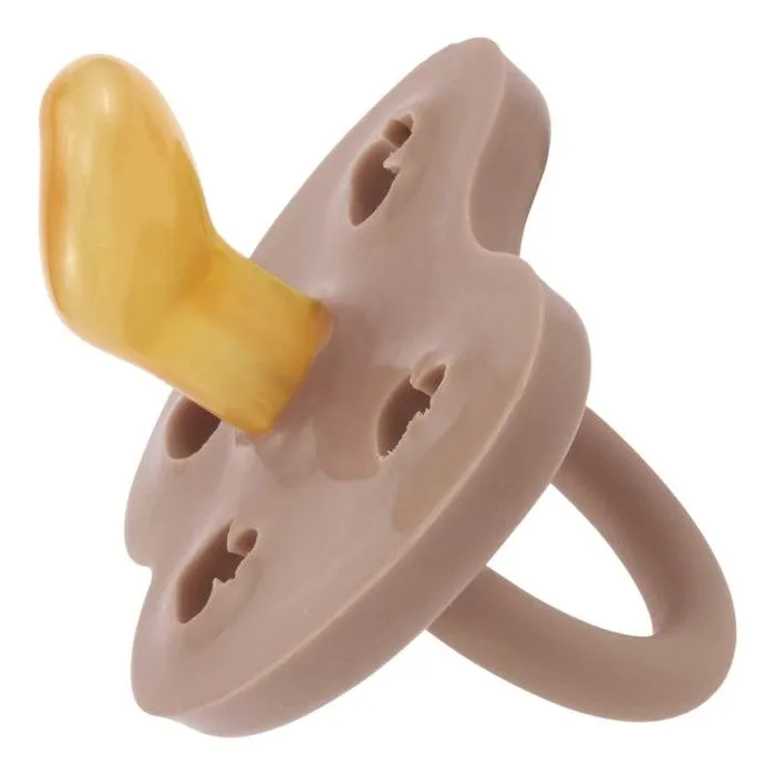 Tétine physiologique Caoutchouc naturel 3-36 mois canard Tan beige HEVEA-2