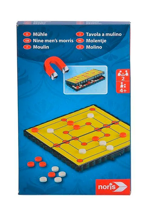 Mallette - coffret multi-jeux Noris - 606015424 - Lot de 6 Jeux de Voyage magnétiques-1