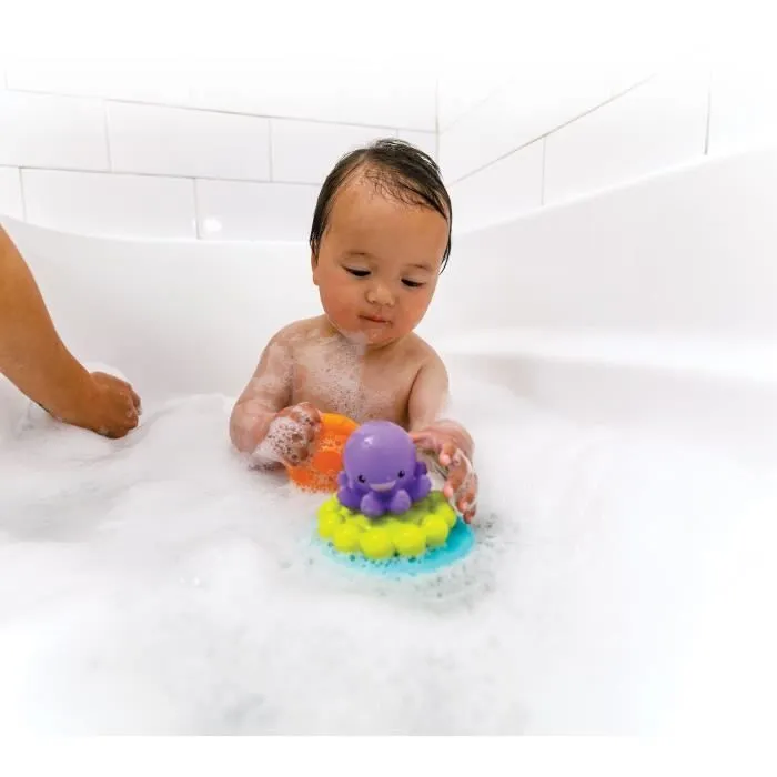 Jouet de bain - INFANTINO - Pyramide de bain pieuvre-1