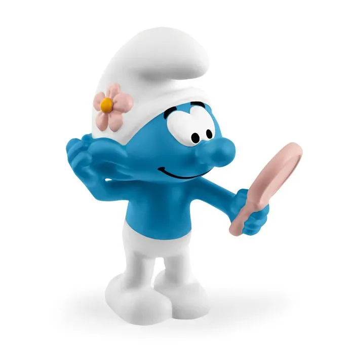Figurine Schtroumpf : Schtroumpf coquet-0