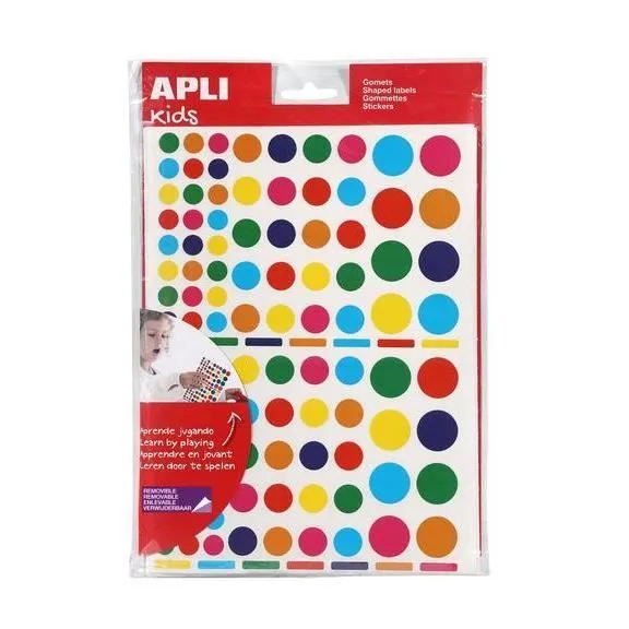 Etiquettes APLI-10 BLANC 13X 40 ENV-0