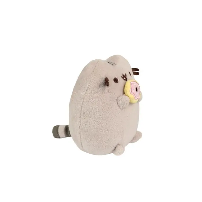 Mascotte en peluche - Pusheen - 13 cm - Beignet rose - Haute qualité - Conception mignonne-2