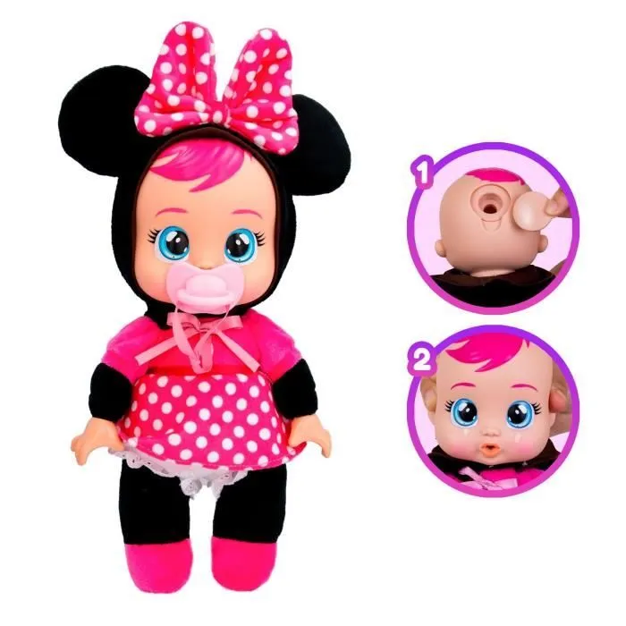 Cry Babies Tiny Cuddles Disney Minnie - IMC Toys - 917910 - Poupons à fonctions-2