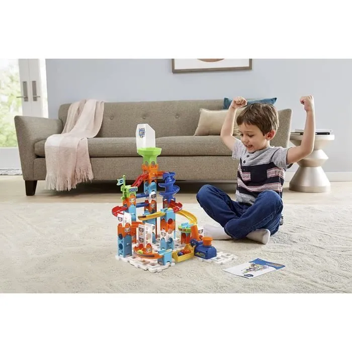 Circuit à billes VTECH Marble Rush - Adventure Set S100 - 61 pièces et 5 MarbleBilles incluses-5