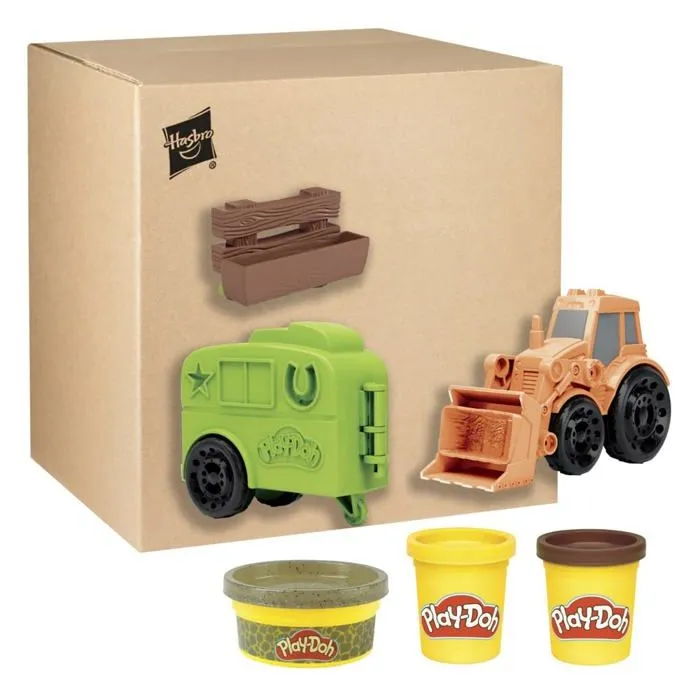 Jeu de pate a modeler Play-doh - F1012FF2 - Tractor-3