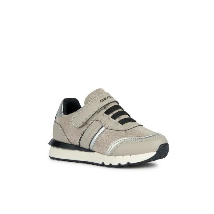 Baskets enfant - GEOX - Fastics - Scratch - Synthétique - Rock/dk silver-1