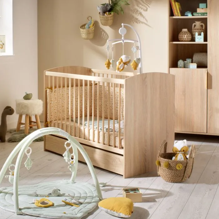Lit bébé 120 x 60 avec têtes d-1