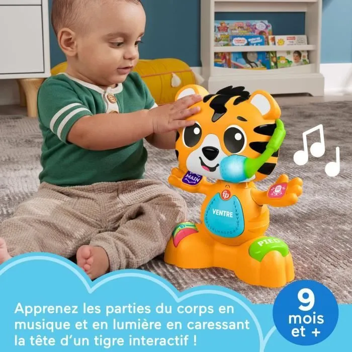 Fisher-Price-Link Squad Tigre Parties du Corps-Jouet d’éveil musical HYL00-2