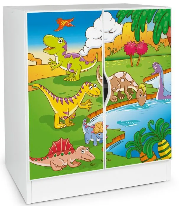 Armoire fonctionnelle  - Roma - Meubles pour enfants, commode au design magnifique Dino-1