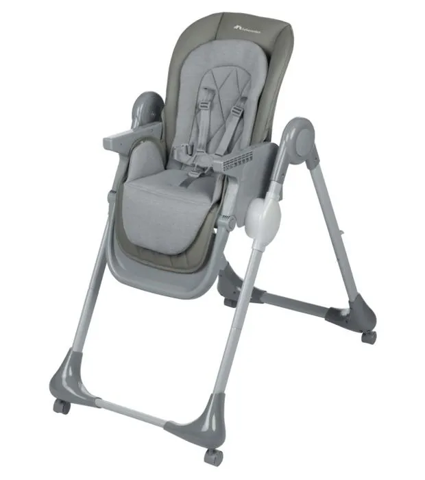 BEBECONFORT OLEA Chaise haute bébé, évolutive, multi-positions; de la naissance à 3 ans (15 kg), Mineral Gray-3