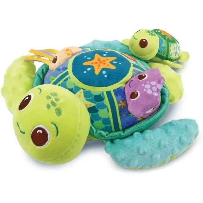 VTECH BABY - Play Green - Juju, Maman Tortue - Éveil des Sens (Bouteilles Plastique Recyclées)-3