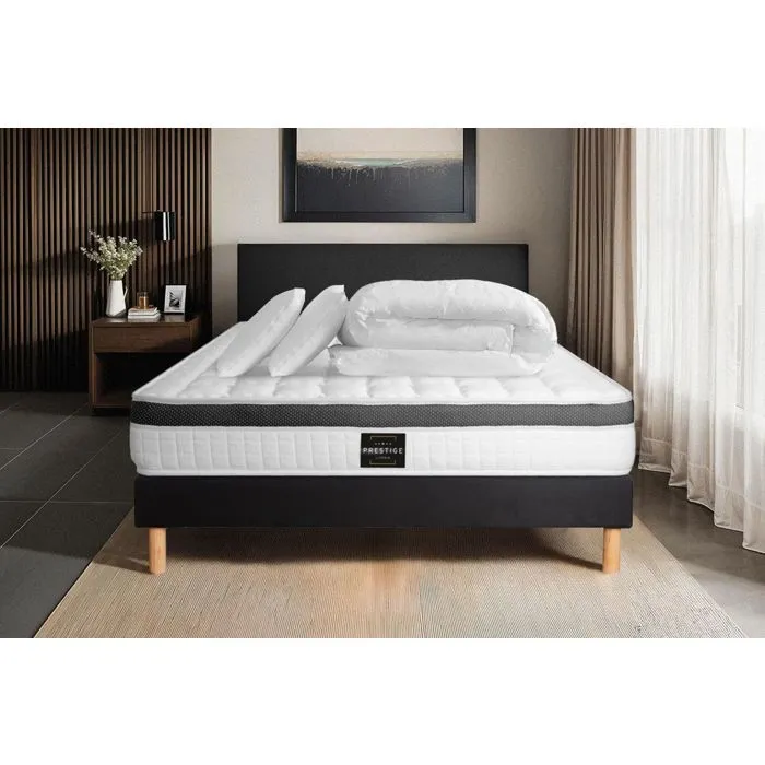Pack Supérieur 140x190 Mémoire de forme 3 zones sommier-0