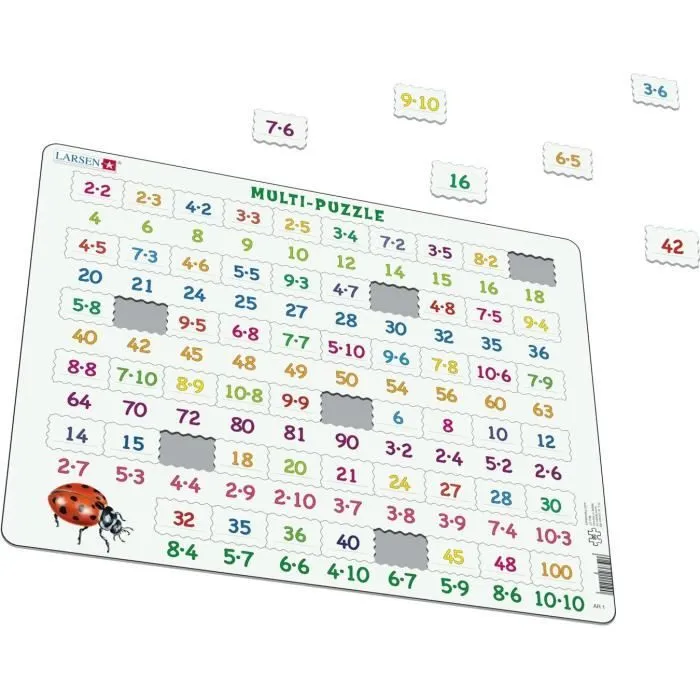 puzzle Maxi Learning vermenigvuldigen58 pièces-1
