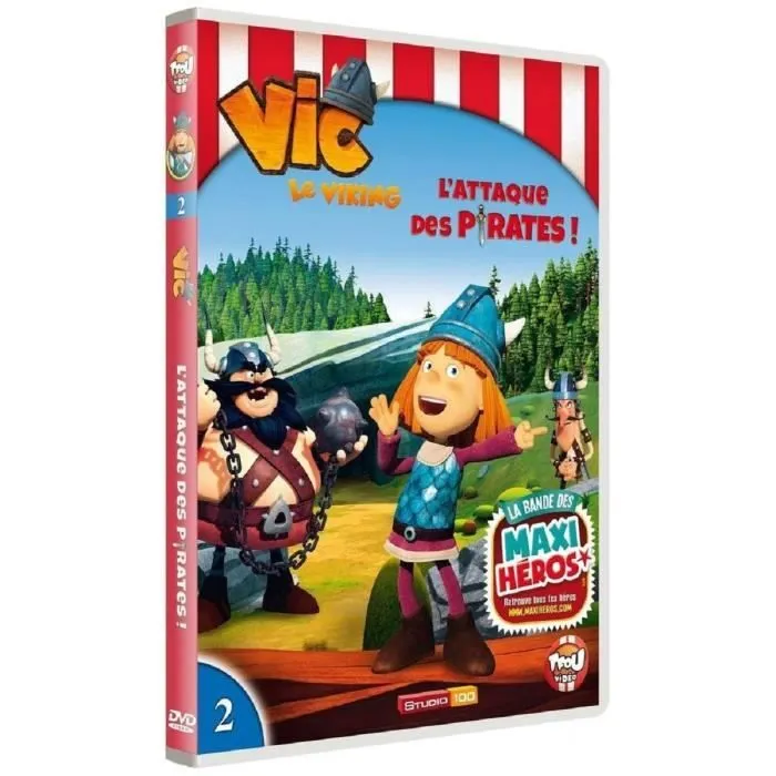 Vic le viking volume 2 L'attaque des pirates DVD-0
