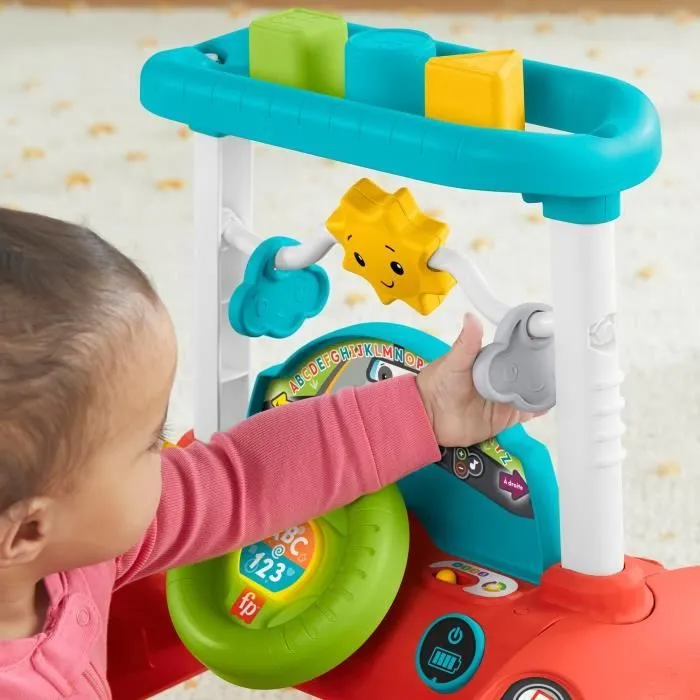 Fisher-Price-Trotteur à 2 côtés Rythme Stable et Régulier HJP43-4