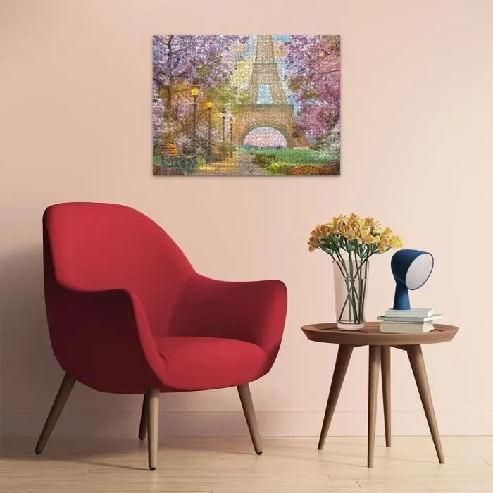 Puzzle 1500 pièces Amour à Paris, Adultes & enfants dès 14 ans, Puzzle de qualité supérieure 80x60cm, 12000694, Ravensburger-3
