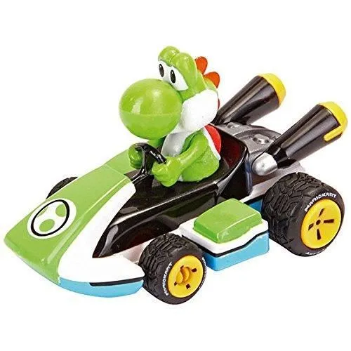 Jouet - Nintendo - Mario Kart 8 - Pull and Speed - 1:43 - Yoshi - Vert-0
