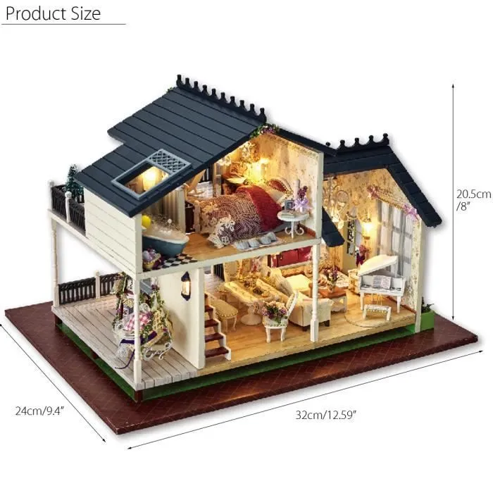 Maison de Poupée - DIY - A-032-A - LED - Multicolore - Provence-2