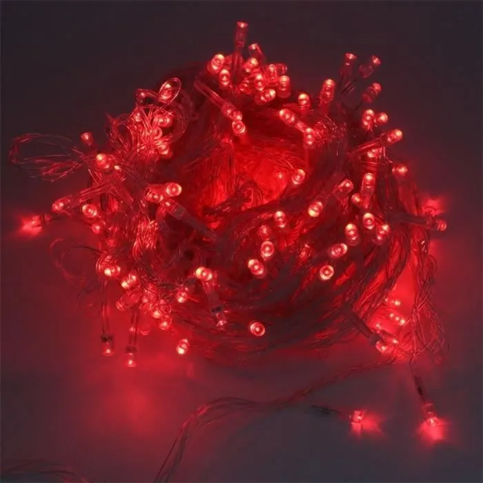 Guirlande Lumineuse - Non spécifié - 10M - 100 LEDs - Rouge - 8 Modes d'éclairage-3