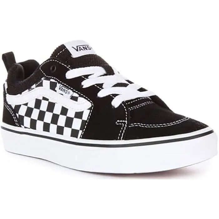 Basket Vans Enfant Filmore - Noir - Lacets - Coupe Basse-0