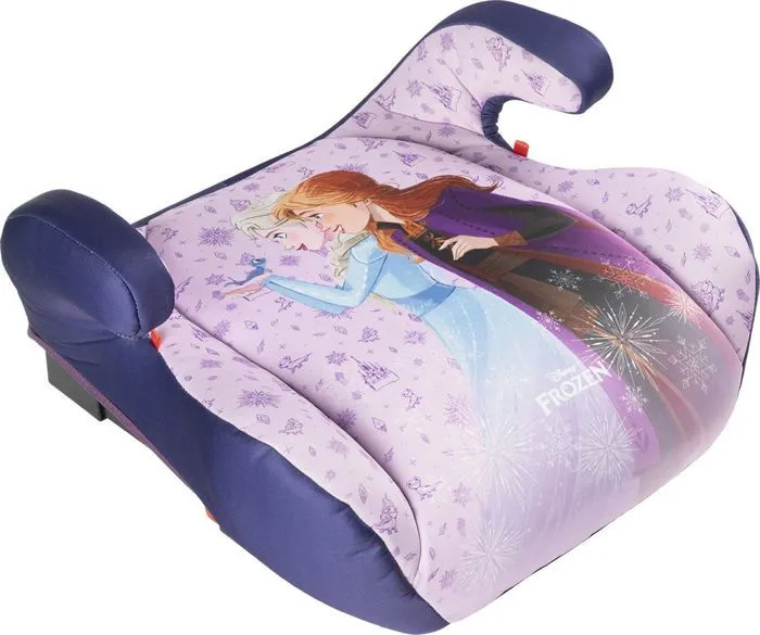 Tataway Siège auto rehausseur Disney Frozen ISOFIX i-Size ECE R129 pour fille, 125-150 cm, graphisme Frozen sur fond bleu-1