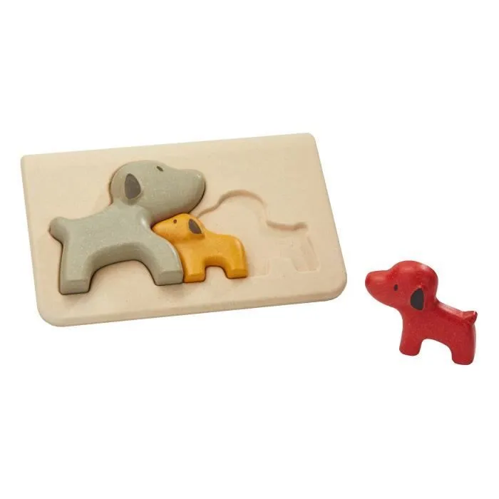 Puzzle Chien - PLAN TOYS - Moins de 100 pièces - Bébé - Mixte-0