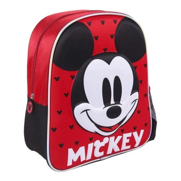 Cartable - Mickey Mouse - 3D - Rouge - 25 x 31 x 10 cm - Enfant-1