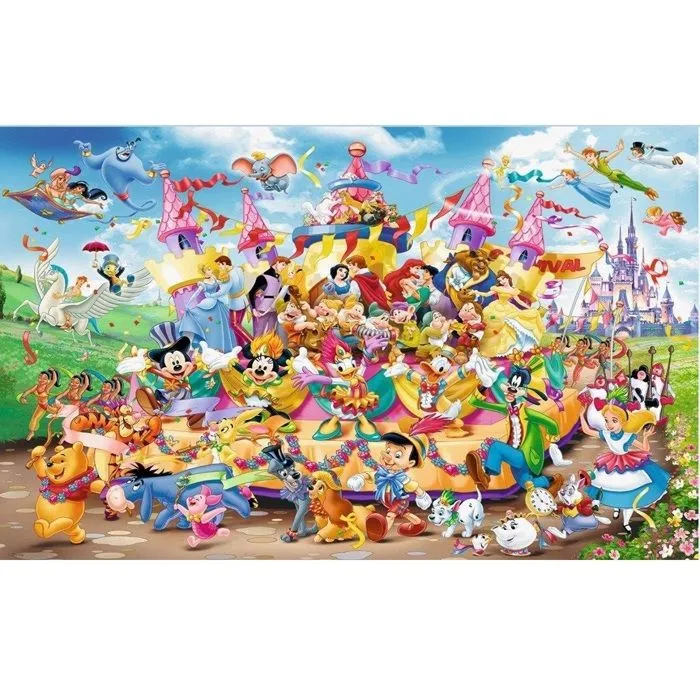 Puzzle Disney Carnaval - Ravensburger - 1000 pièces - Dessins animés et BD-2