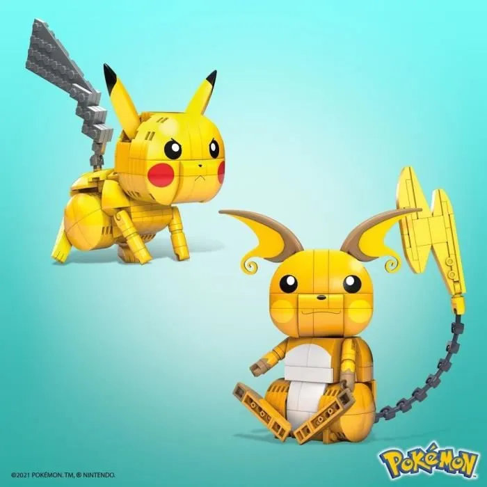Mega Construx - Pokémon - Coffret Trio Évolution Pikachu - jouet de construction - 7 ans et +-3