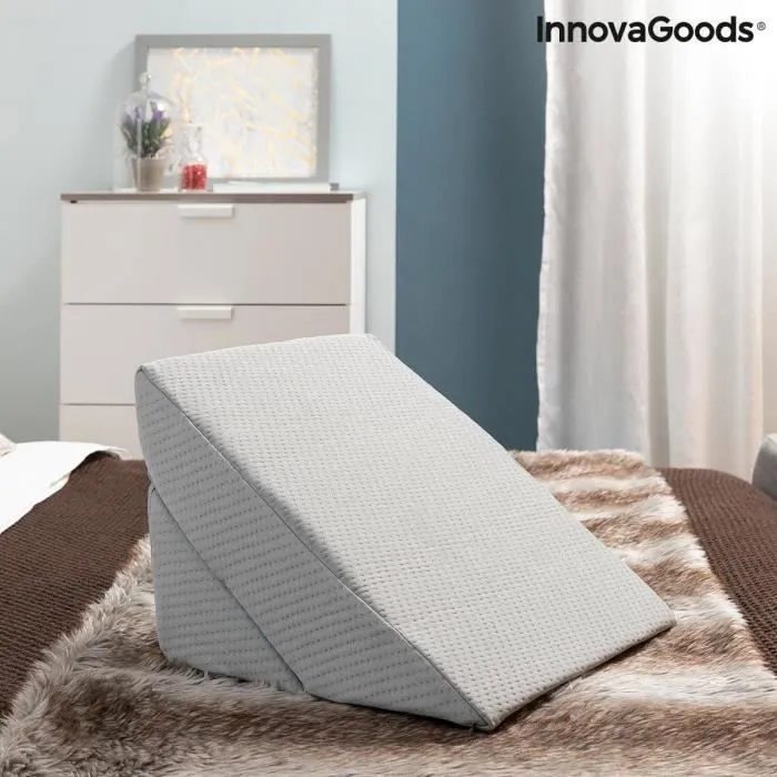 InnovaGoods Oreiller multiposition triangulaire double cale avec Memory foam Threllow-0
