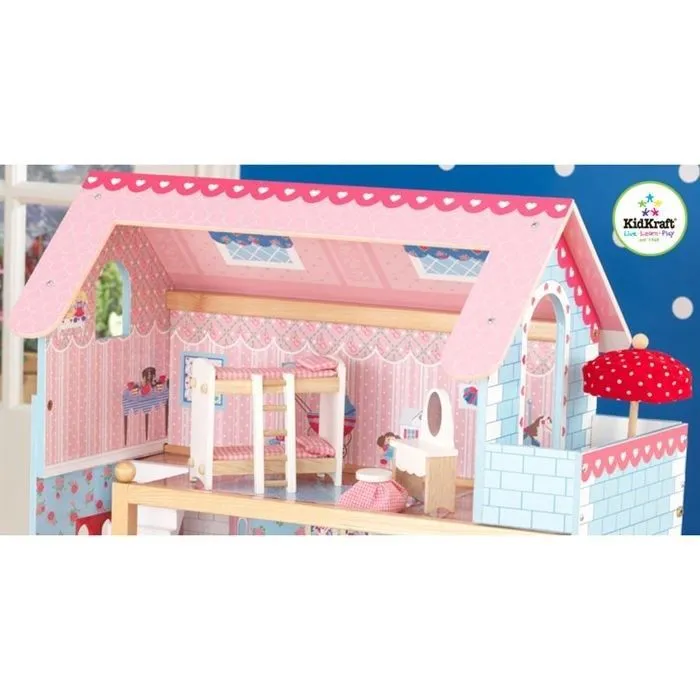 KIDKRAFT Maison de poupées Chelsea 19 pièces-1
