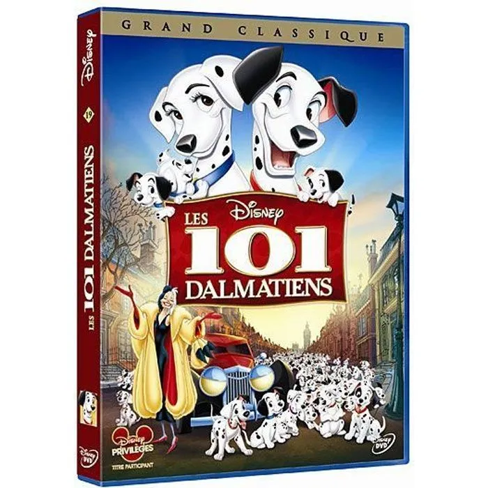DVD Les 101 Dalmatiens - Disney - Animation - Enfant - DVD Standard-0