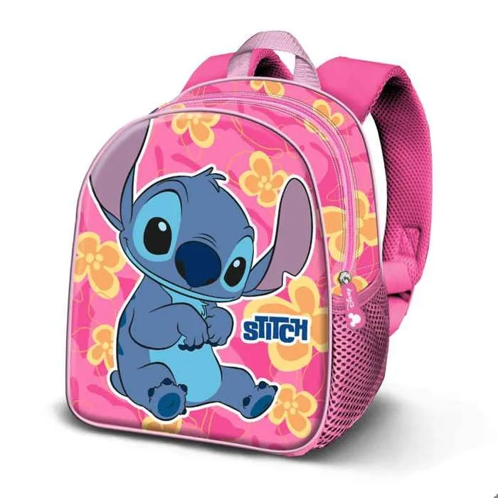 Sac à dos - Disney - Lilo et Stitch - Rose - Cute - Taille Unique-0