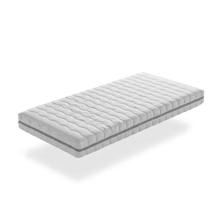 Matelas 70X160 LIT ENFANTS GEA Epaisseur 18 CM Mousse Dehoussable, ideal pour les lits gigognes et lit cabane-0