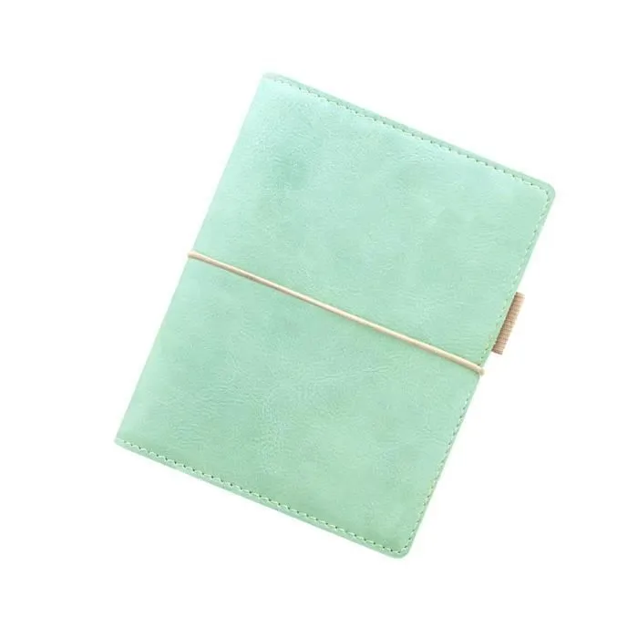 Agenda organiseur - FILOFAX - Domino Soft - Format Pocket - Couverture rigide - Vert amande-1