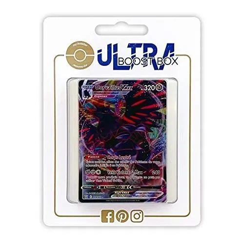 Cartes Pokémon - MY-BOOSTER - Corvaillus VMAX 110/163 - Ultraboost X Epée et Bouclier 5 Styles de Combat-0