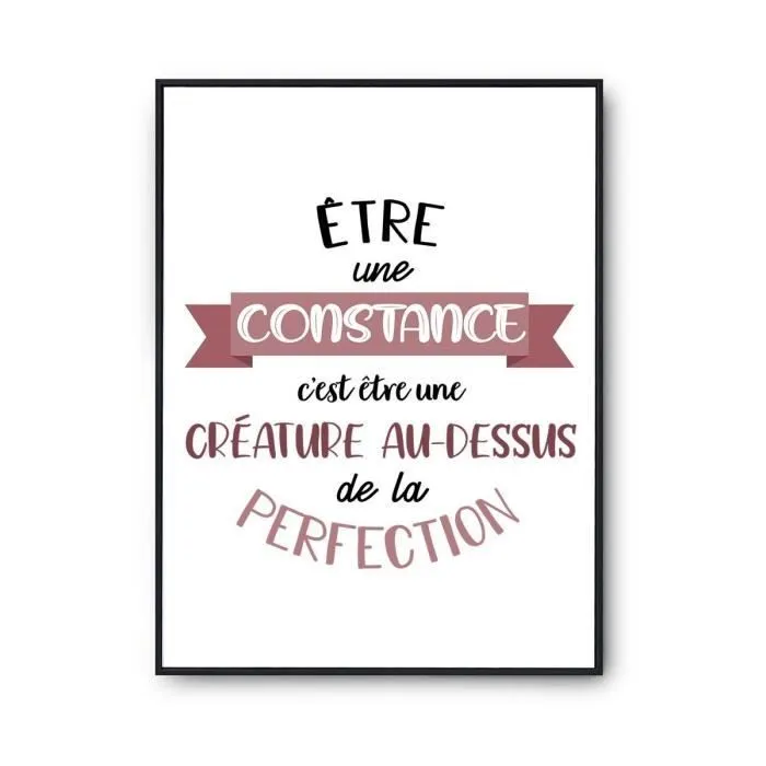Affiche - Bébé Parfait - Constance - 42 x 59.3 cm - Papier 310 g/m² - Décoration murale-0
