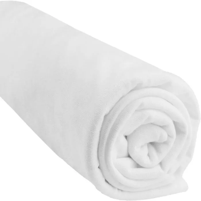 Lot de 3 Draps housse 60x120 cm -  Coton -  Anis, Blanc, Gris-2