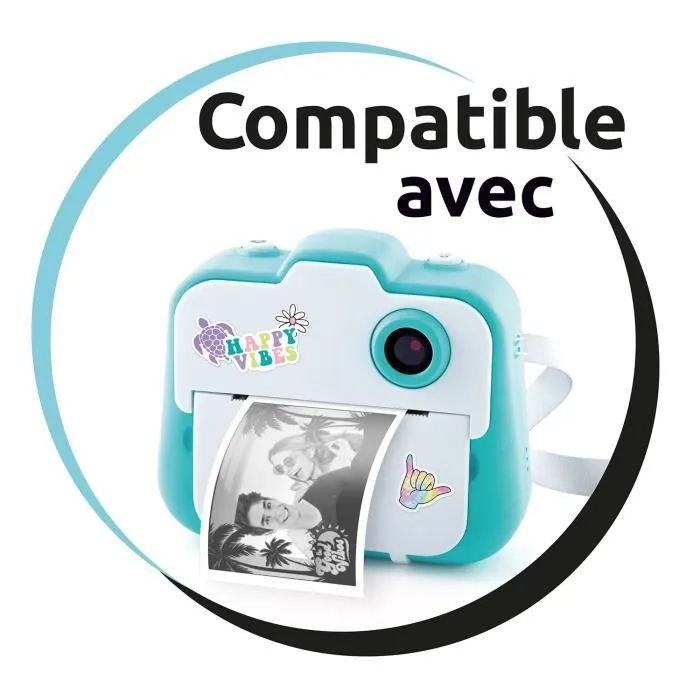 Canal Toys - Appareil Photo Instantané - Kit de Recharge avec Papiers Spéciaux de couleur - CLK 016-2