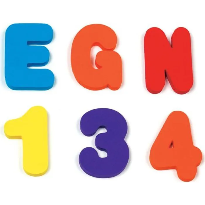 Jouet de bain lettres et chiffres MUNCHKIN - 36 pcs - Multicolore - Dès 24 mois-0