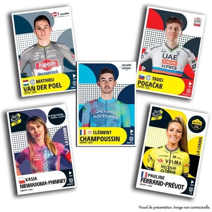Pack de démarrage - PANINI - TOUR DE FRANCE 2025 - Album + 4 pochettes - 20 stickers-1