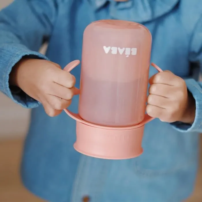 Tasse d'apprentissage 360° - BEABA - Rose - Pour Bébé - 340 ml - Plastique-2