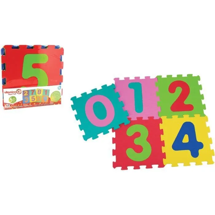 Globo Mat Pièces 5 Numéros De Puzzle - Jeux De La Petite Enfance-0