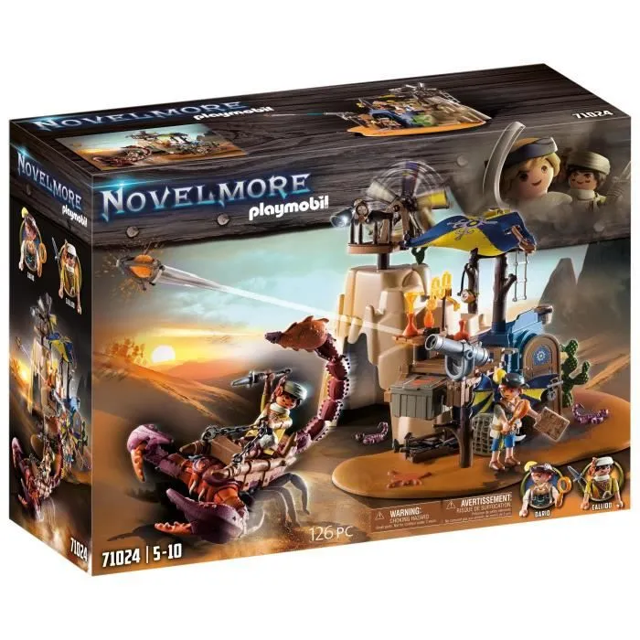 PLAYMOBIL - 71024 - Novelmore - Sal'ahari Sands - Base scorpion géant-0