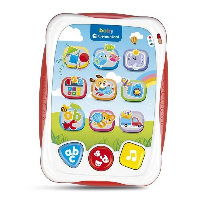 Jeu éducatif pour enfant - CLEMENTONI - Clempad - Tablette éducative parlante - Blanc - Multicolore-0