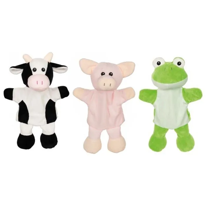 Goki - Marionnettes vache cochon grenouille - GOLLNEST & KIESEL-0