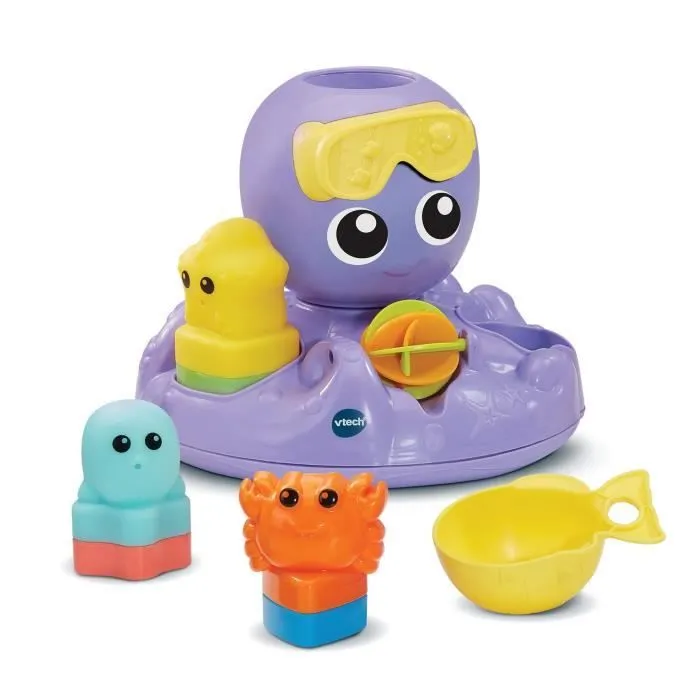 VTECH JULIE, MA PIEUVRE TOUPIE DE BAIN-1