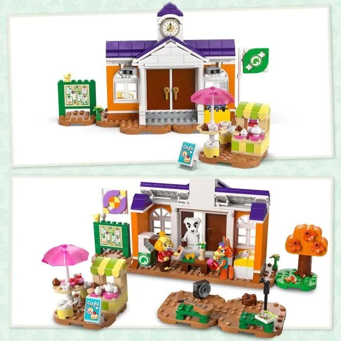 LEGO® Animal Crossing 77052 Concert de Kéké sur la Place - Jouet à Construire avec Café-2