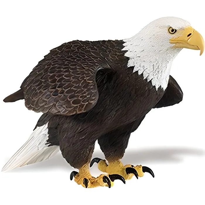 Figurine Aigle en plastique SAFARI - Modèle pour enfant - Utilisation extérieure-0