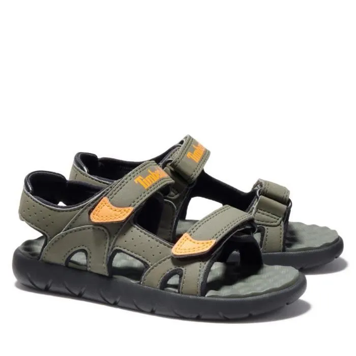 Sandales pour enfant TIMBERLAND Perkins row 2-strap - Vert-3